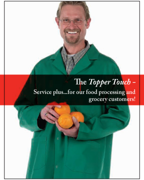 Food processing services brochure - Topper Linen and Uniform Company