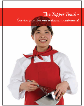 Restaurant Service Brochure by - Topper Linen and Uniform Company